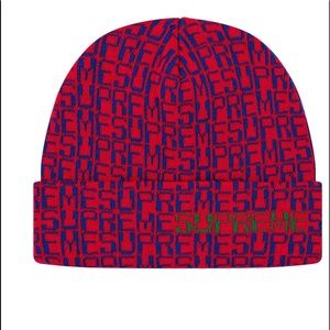SUPREME Digital Beanie Hat Red Blue&Green Unisex